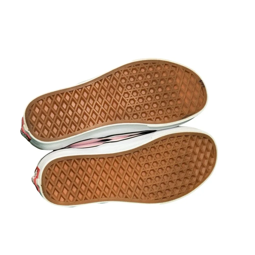 Vans Classic Slip-On Pink Canvas Skate‎ Shoes Mens 3.5 Womens 5.0 Kids 3.5